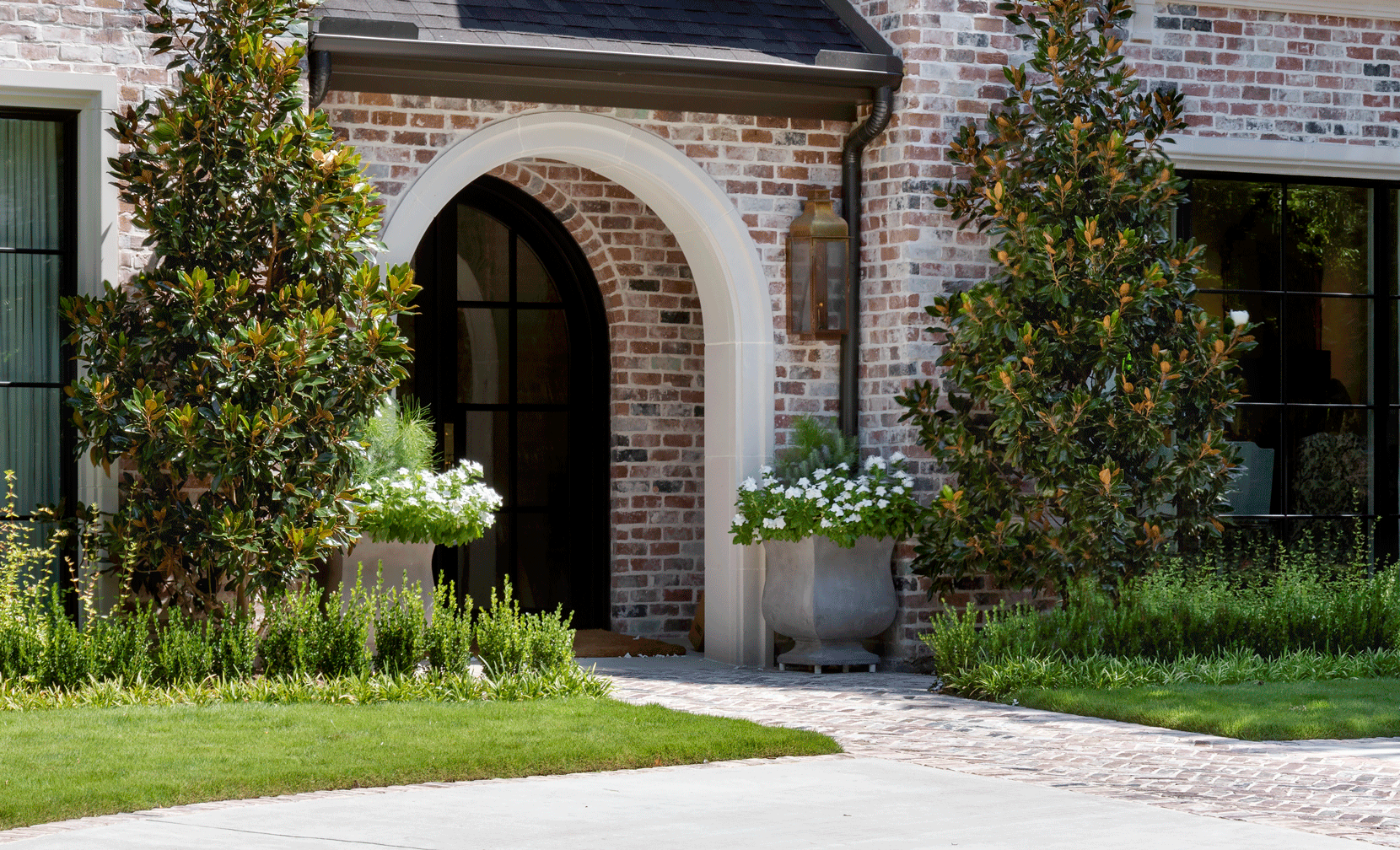 Old San Luis M Light Grey Mortar Flush Cut Technique View A